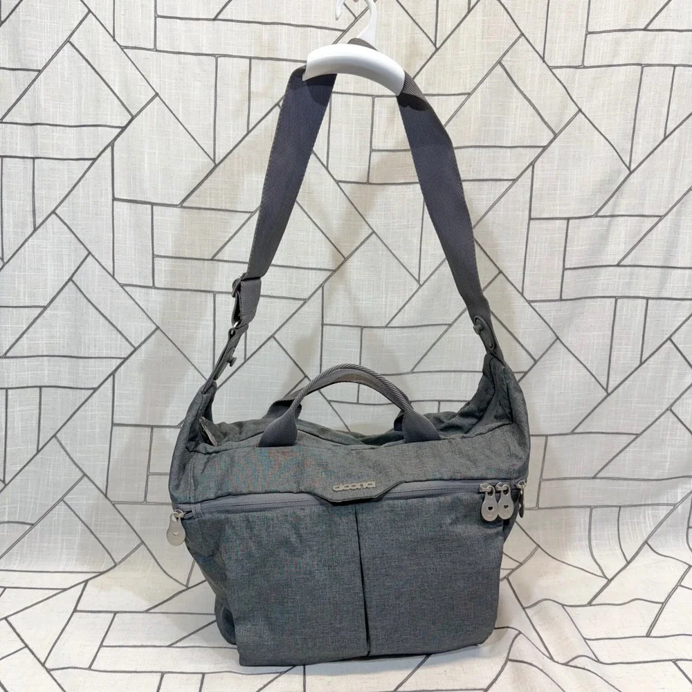 Doona All-Day Diaper Bag One Size Grey Heather Stroller Attachment Changing Mat